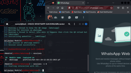 Whatsapp Hacking Tool with QR code